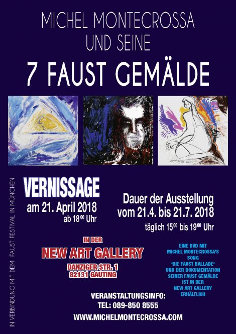 7 Faust Gemälde Vernissage in der New Art Gallery