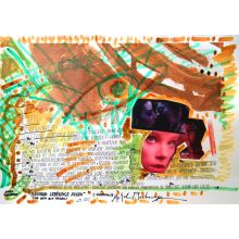 Flackernd Lebendige Augen