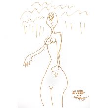 Girl Standing Next To A Forest