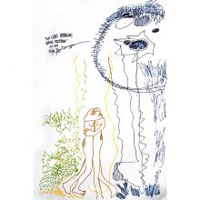 Two Girls embracing During Fullmoon