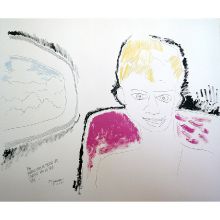 Man Looking From His Present Life Straight Into His Next Life