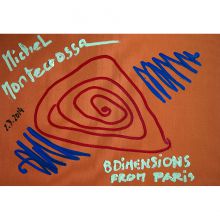 Box-Set, ‘8 Dimensions’ Series Of Drawings From Paris, Cover Painting #4