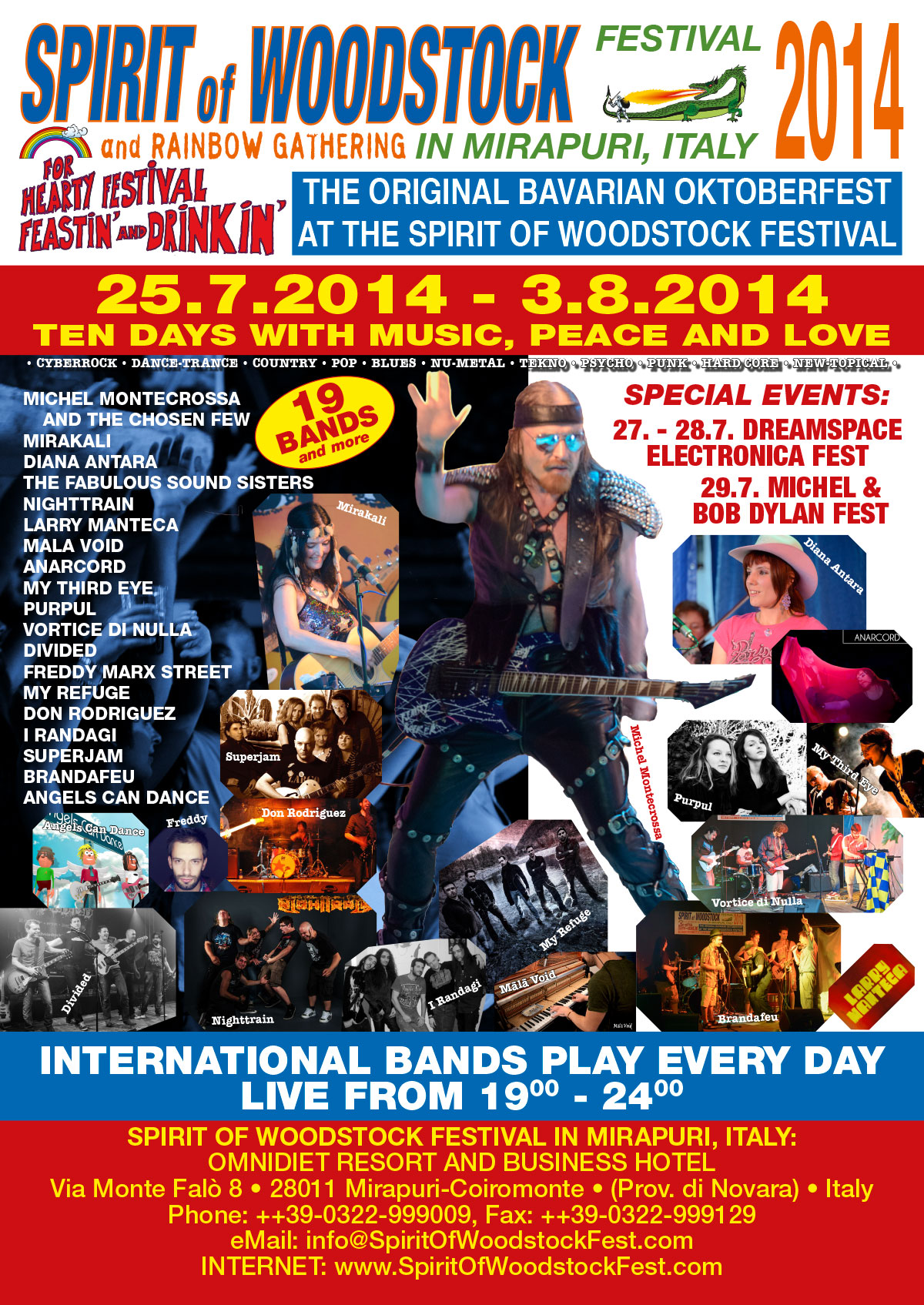 Spirit of Woodstock Festival 2014 in Mirapuri, Italy