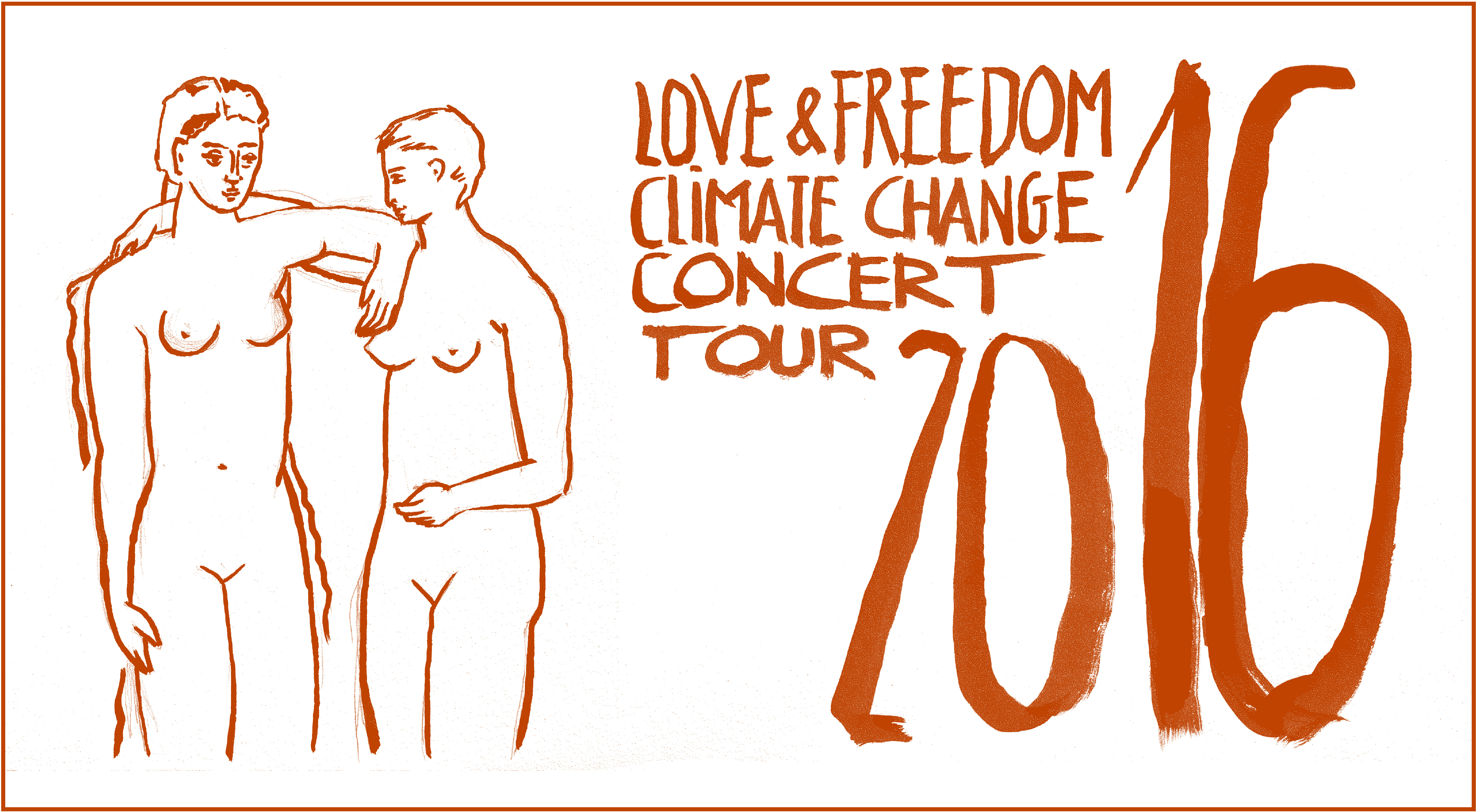 Love & Freedom Climate Change Concert Tour 2016 Logo